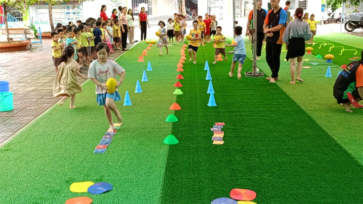 Các bé khối MGL tham gia Ngày hội Open day